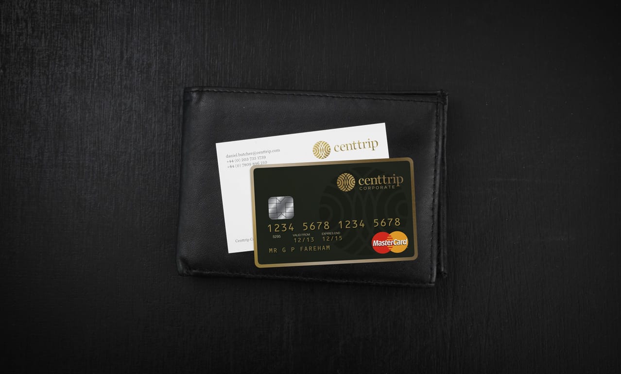 Logo design and branding - credit card design for Centtrip payment cards