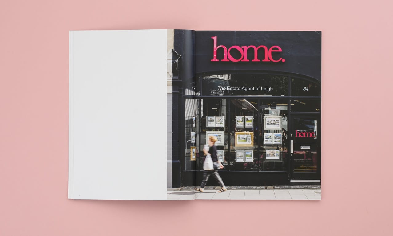 Brochure design for Home Estate Agents, Leigh on Sea