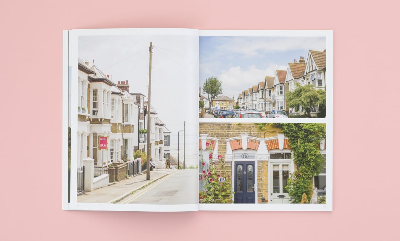 Page layout from brochure design for Home Estate Agents, Leigh on Sea