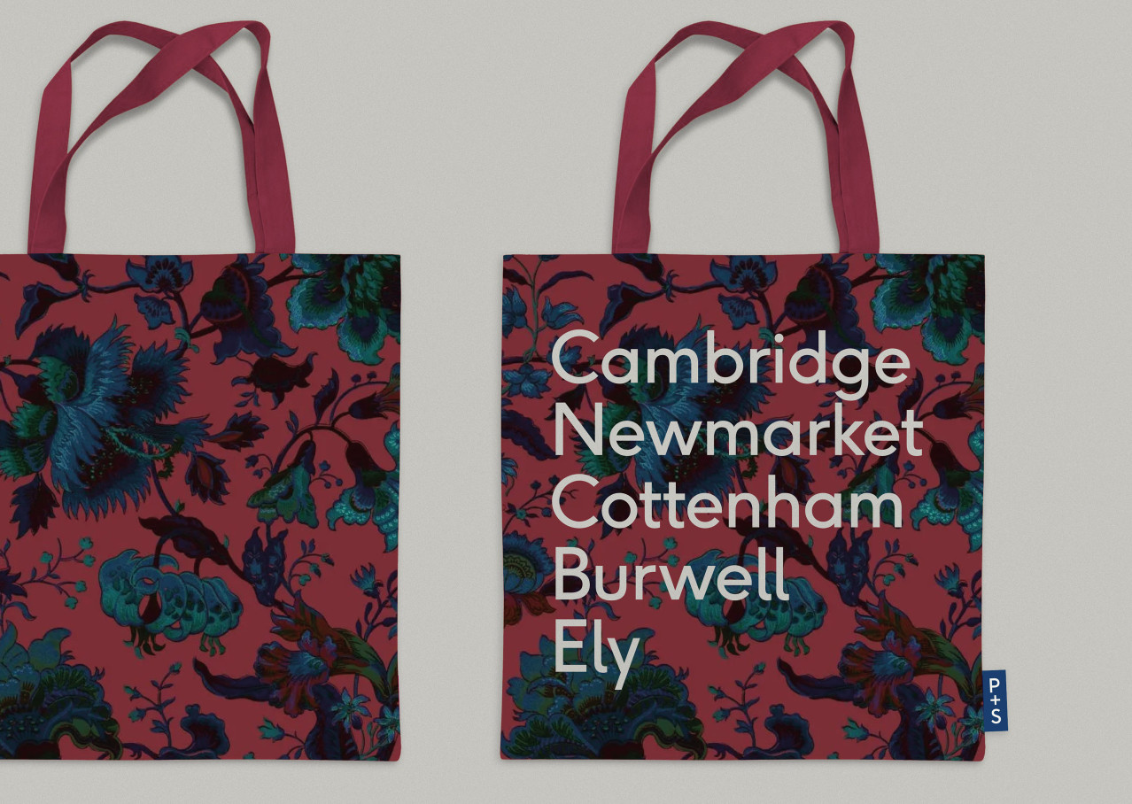 Image of branded tote bags for Pocock and Shaw estate agents