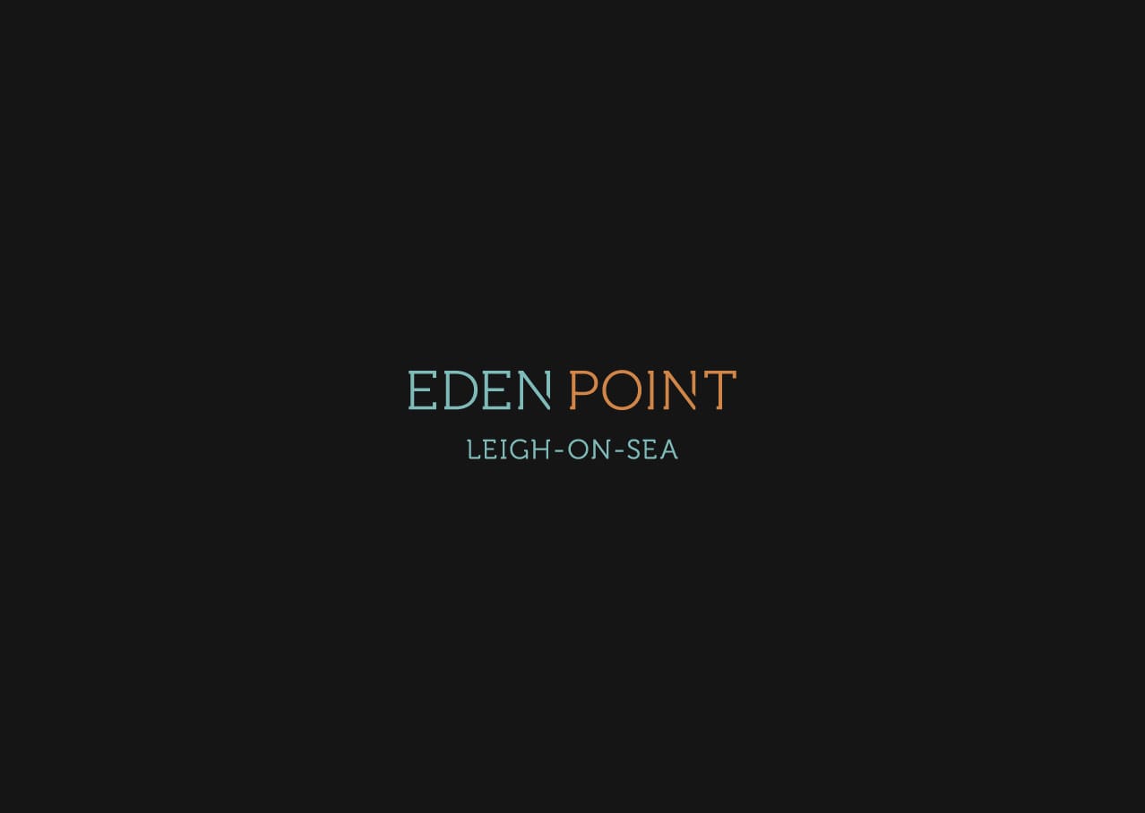 Development naming, branding and logo design for Eden Point, Leigh on Sea