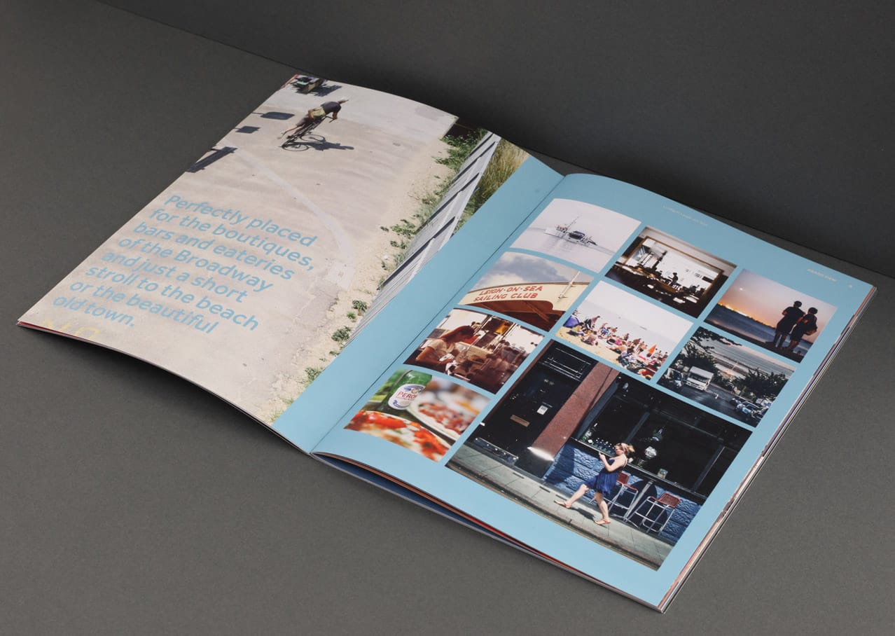 Page layout, copywriting and graphic design for Grand View, Leigh on Sea