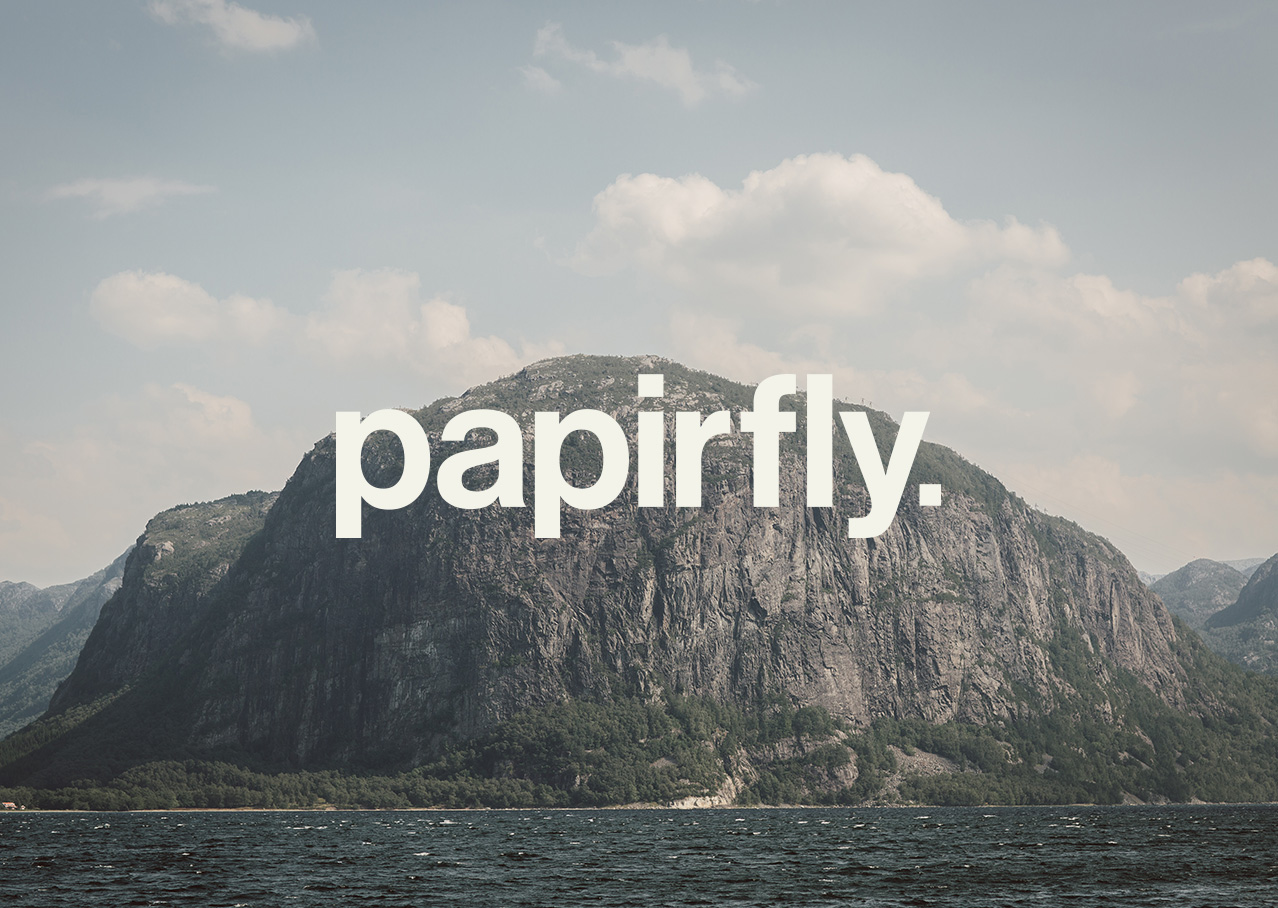 Papirfly branding