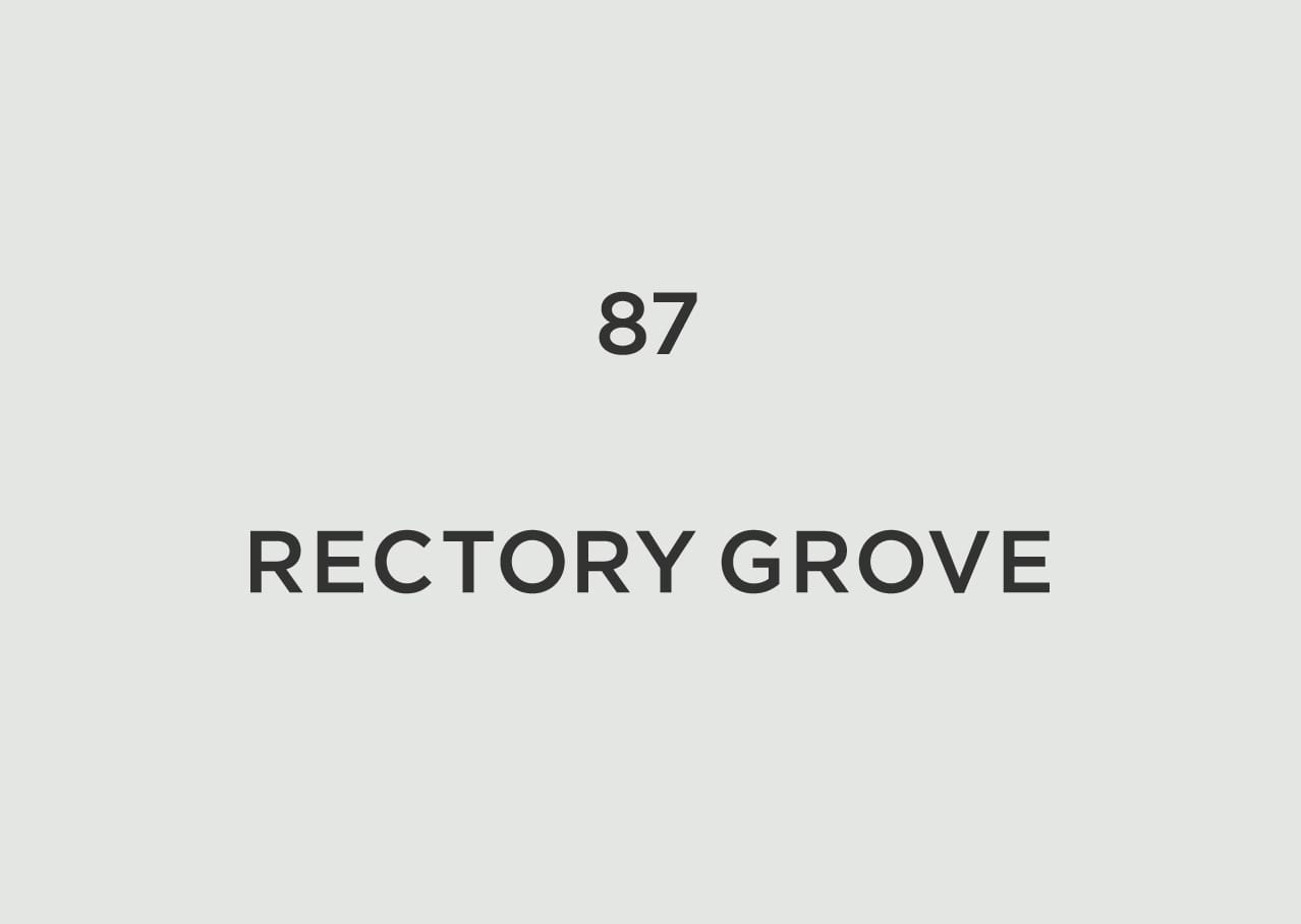 Rectory Grove logo design and branding