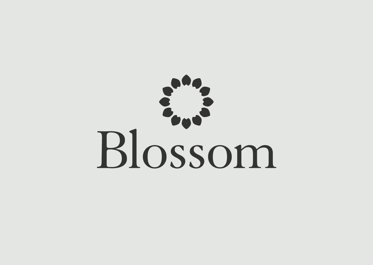 Blossom logo design and branding