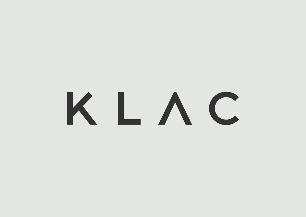 KLAC logo design and branding