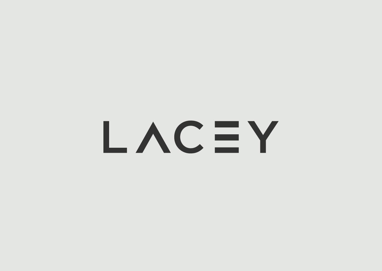 Lacey logo design and branding