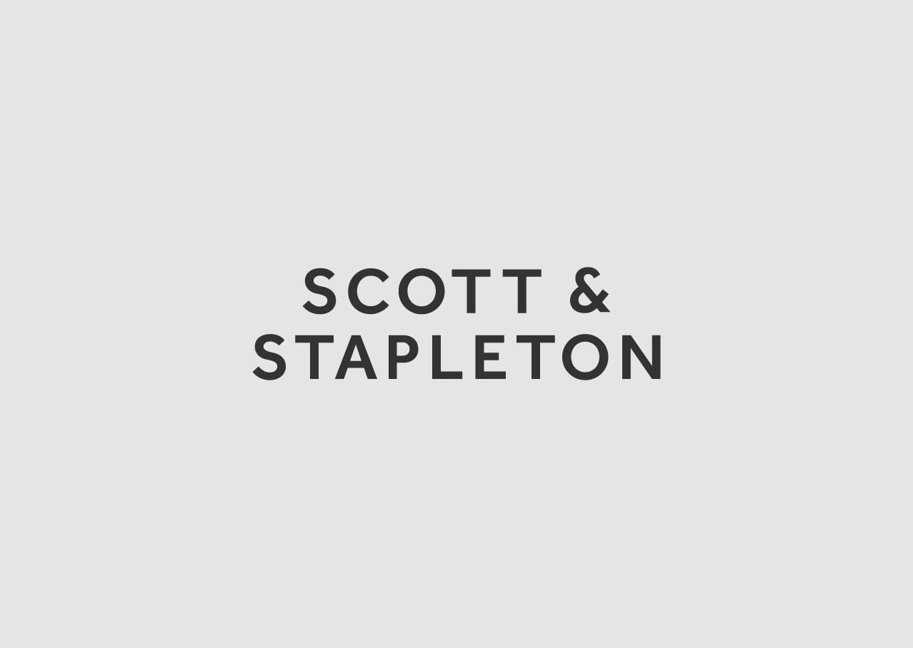 Scott & Stapleton logo design and branding