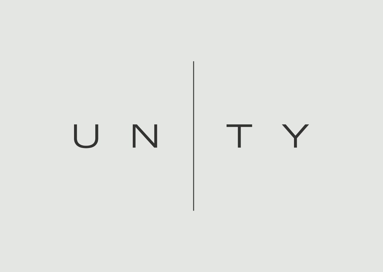 Unity logo design and branding