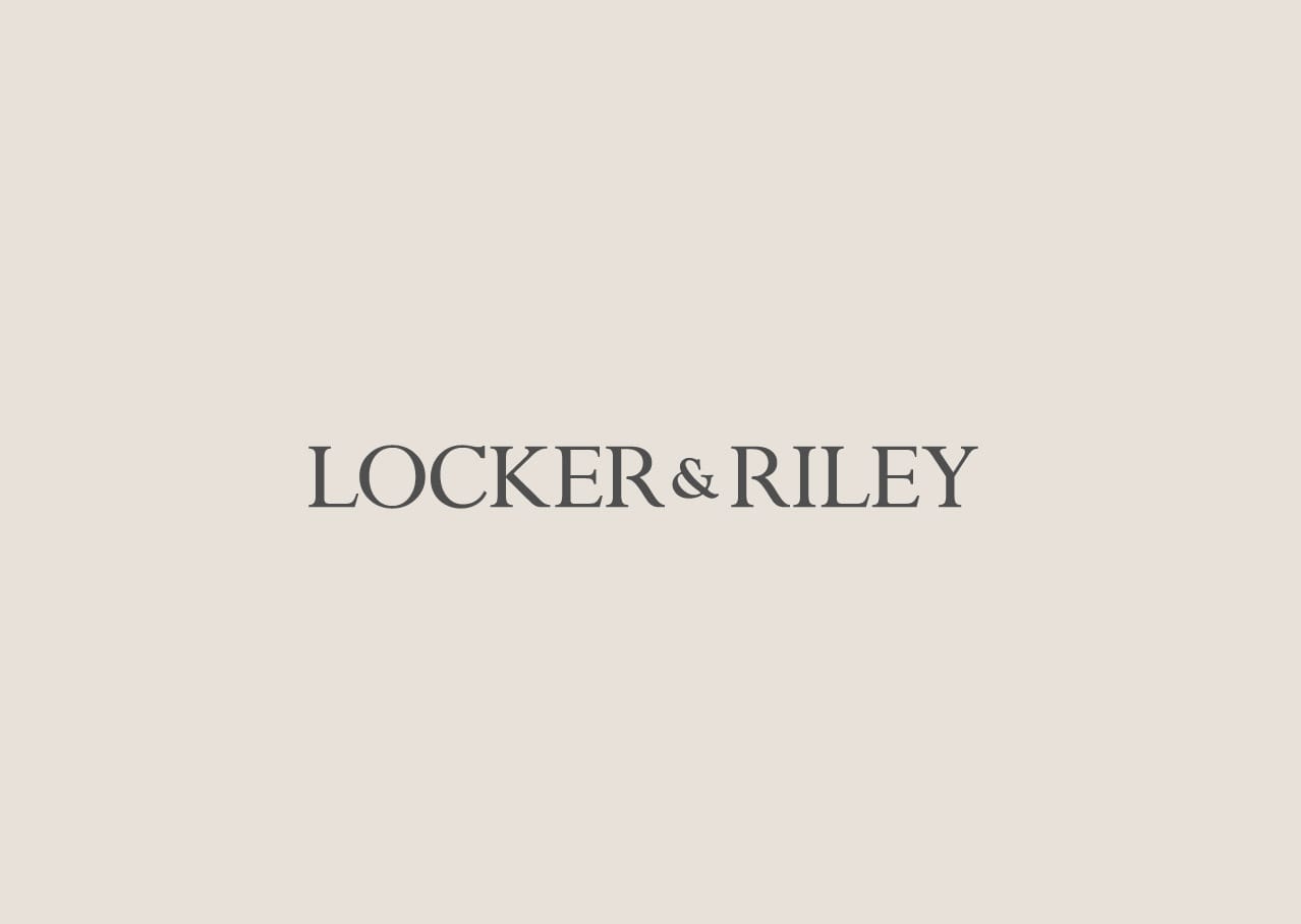 Branding and logo design for Locker & Riley, Essex