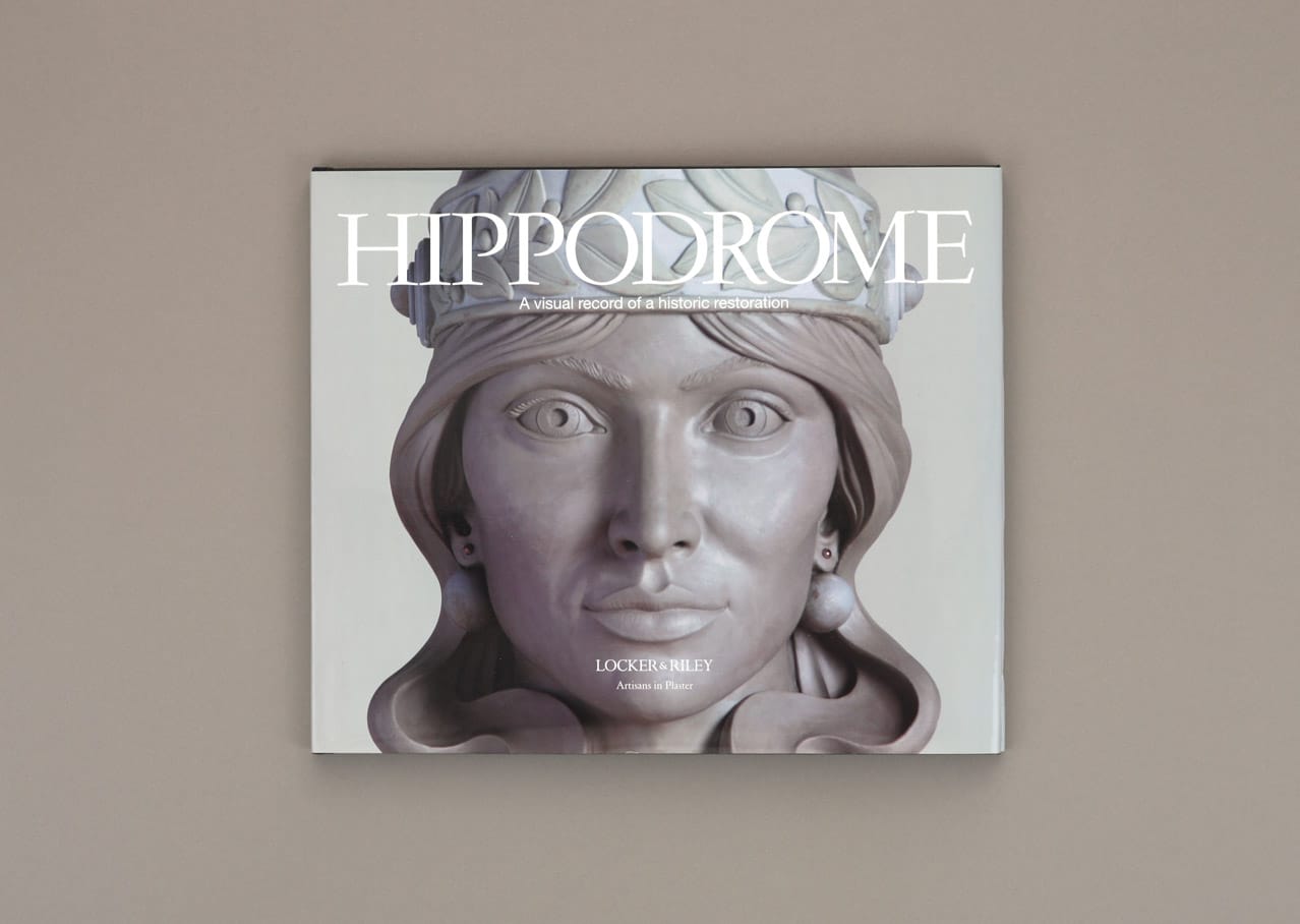 Book design for the renovation of the Hippodrome by Locker & Riley