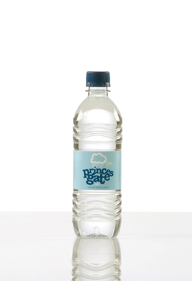 Princes Gate Spring Water packaging design