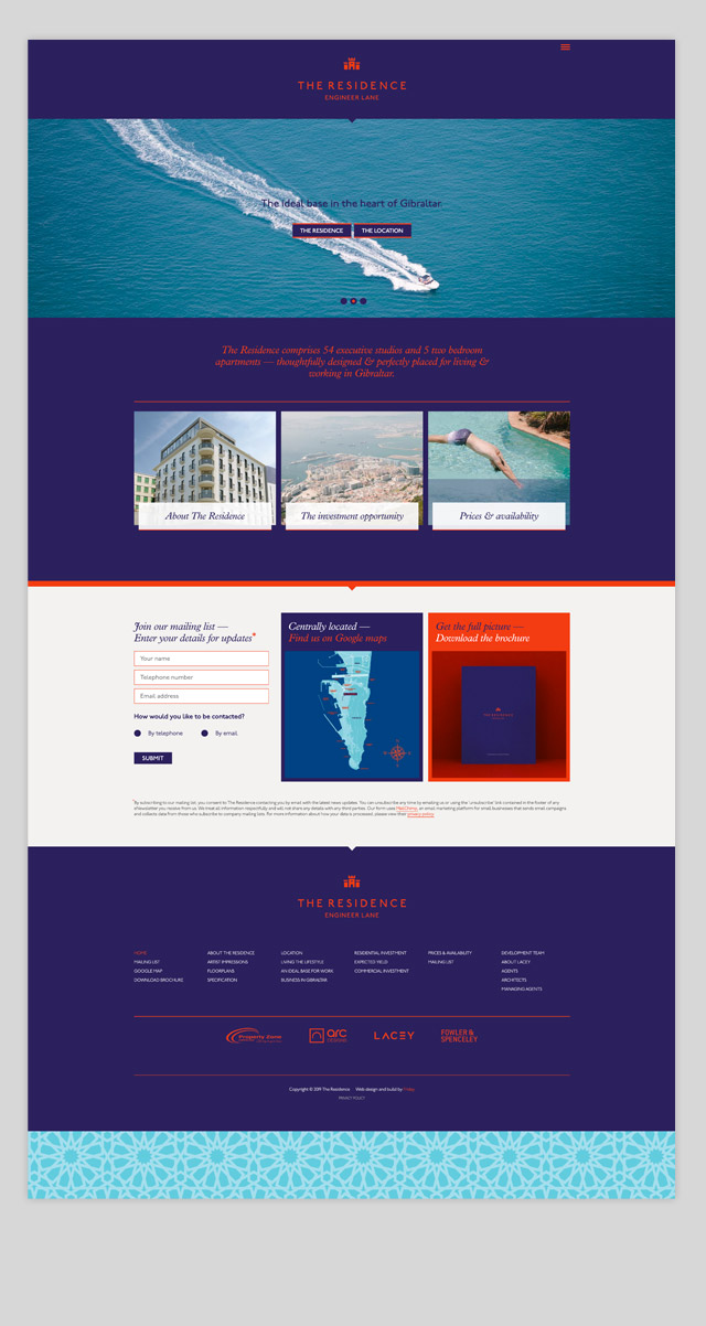 Residence Web design